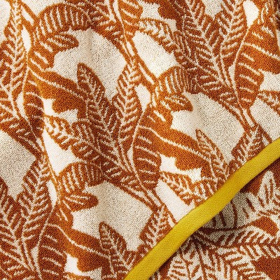 2pc Paradise Bath and Hand Towel Set Rust - Opalhouse designed with Jungalow: Cotton Terry, Midweight, Reversible