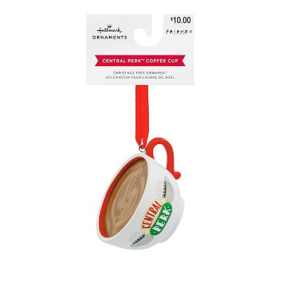 Hallmark Friends Central Perk Coffee Cup Christmas Tree Ornament