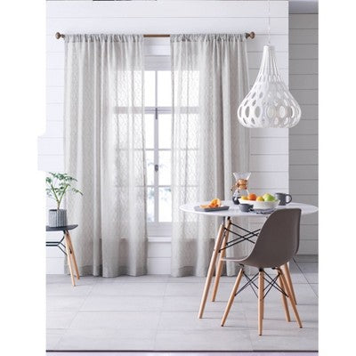 66"-120" Faux Wood Curtain Rod Brown - Threshold: Adjustable Steel Drapery Rod with Turned Finial (LOCAL PICKUP ONLY)