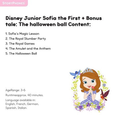 StoryPhones Disney Junior Featuring Sophia The First + Bonus Tales