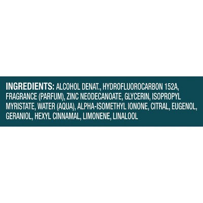 Degree 72H Odor Protection Whole Body Deodorant Spray for Men Ocean Rush - Aluminum-Free 4oz