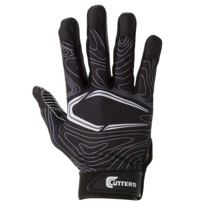Cutters Game Day Receiver Gloves - Black L/XL