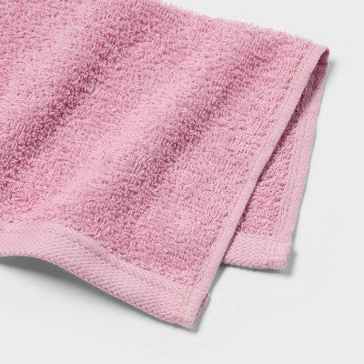 18pk Everyday Washcloths Pink/Orange/White - Room Essentials (LOCAL PICKUP ONLY)