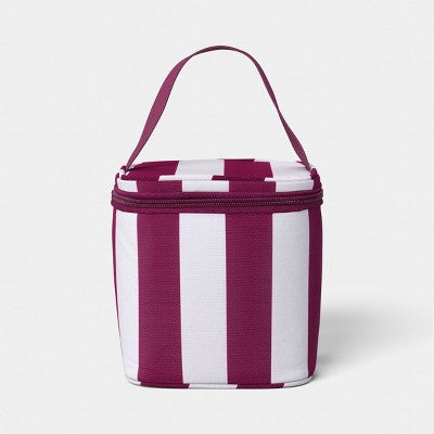 4 Cans/3.1qt Soft Sided Personal Cooler Pink - Sun Squad