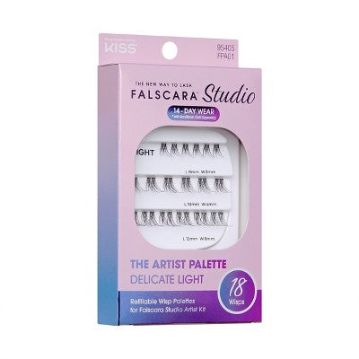 KISS Products Falscara Studio Lash Extension Kit - Delicate Light - 18ct