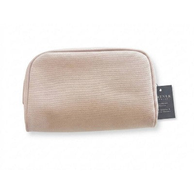 Gartner Studios Double Zip Canvas Light Pink Pencil Pouch