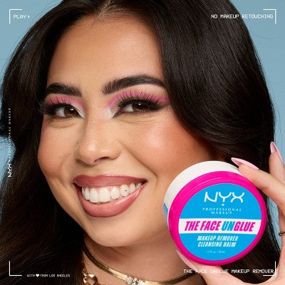 NYX Professional Makeup The Face Unglue Makeup Remover Cleansing Balm, Face Cleanser With Shea Butter & Jojoba Oil - 1.7 fl oz