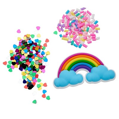 Cra-Z-Slimy Slime Dome Red Happy Day: Creativity Focus, 4 Pieces, 2.4 oz Total