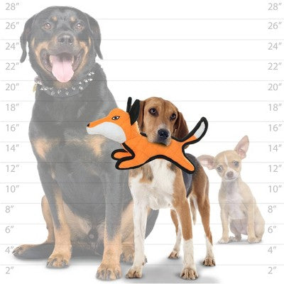Tuffy Jr. Fox Dog Interactive Toy