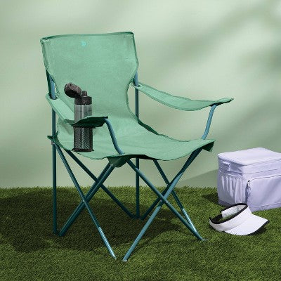 Basic Folding Chair Green - All in Motion (LOCAL PICKUP ONLY)