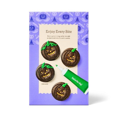 Halloween Chocolate Sandwich Cookies with Orange Creme - 10.5oz - Favorite Day