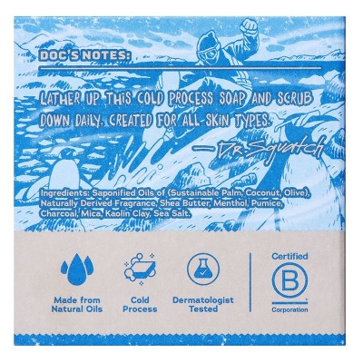 DR. SQUATCH Men's All Natural Bar Soap - Polar Rush - 5oz