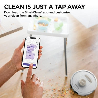 Shark Stratos 2-in-1 Robot Vacuum & Mop RV2710ZE 9" Cleaning Path White (LOCAL PICKUP ONLY)