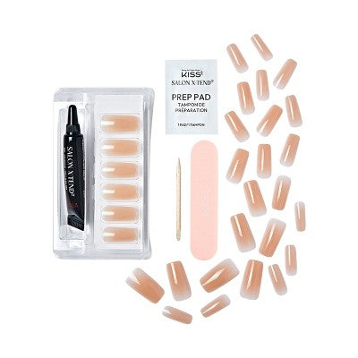 KISS Products Salon X-tend Fake Nails - Green Apple - 34ct