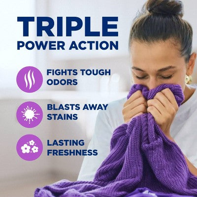 Arm & Hammer Plus OxiClean with Odor Blasters Fresh Burst Liquid Detergent 74 loads - 96.2oz