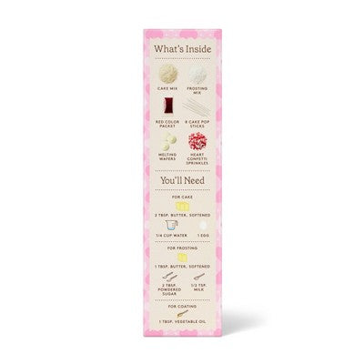 Valentine's Cake Pop Mix Kit - 11.75oz/8ct - Favorite Day
