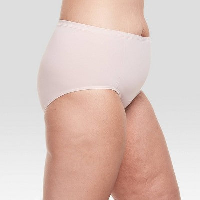 Hanes Premium Women's 4pk Tummy Control Brief Underwear Shapewear - Gray/Beige/Black M