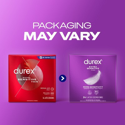 Durex Extra Sensitive Extra Lubricated Ultra Thin Condoms - 24ct