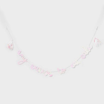 Iridescent 'any excuse to eat cake' Party Banner - Spritz