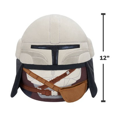 Star Wars: The Mandalorian 12" Mandalorian with 3.5" Grogu Medium Plush Toy