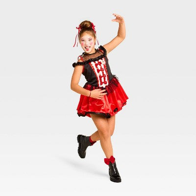 Kids' Carnival Performer Halloween Costume Dress- Hyde and EEK! Boutique Red S