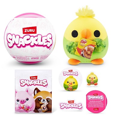 Snackles 5" Capsule Series 3 Stuffed Animal: Zoo & Farm Characters