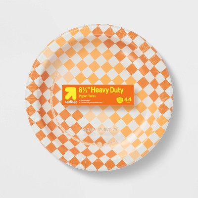 Halloween Disposable Plates - Checkered - 8.5"- 44ct - up&up