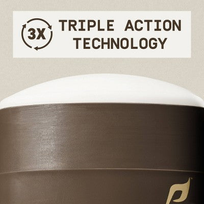 Papatui Triple Action Complex Men's Antiperspirant Vanilla Shea 48-Hour Sweat and Odor Protection - 2.6oz