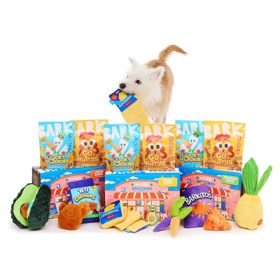BARK Beg-n-Bag Small Box Dog Plush Toy Set - 5pc