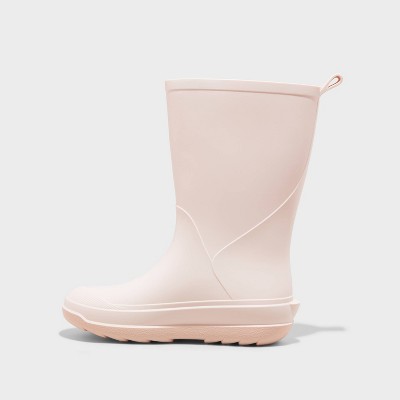 Girls' Andy Slip-On Rain Boots - Cat & Jack Blush 2