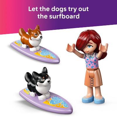 LEGO Friends Surfing Dogs and Scooter Adventure Pretend Play Building Toy 42641