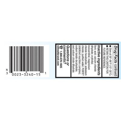 Refresh Optive Lubricant Eye Drops Artificial Tears - 0.5 fl oz (15 mL)