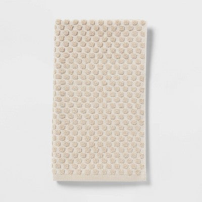 6pc Performance Plus Textured Dot Bath Towel Set Khaki - Threshold