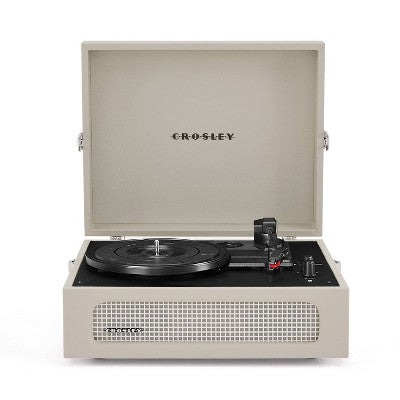 Crosley Voyager Bluetooth Vinyl Record Player - Dune: Belt Drive, Portable, 3-Speed