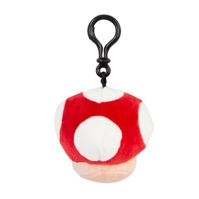 Club Mocchi Mocchi Super Mario Mushroom Plush Clip-On