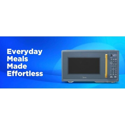 Midea 0.9 cu ft 900W Microwave Oven with Child Lock Door Midnight Blue (LOCAL PICKUP ONLY)