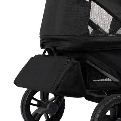 Evenflo Pivot Xplore Dreamz Stroller Wagon with Infant Car Seat Adapter - Jetsetter Black (LOCAL PICKUP ONLY)