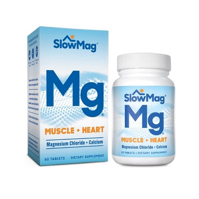 Slowmag Mg Muscle + Heart Tablets, 60 Ct