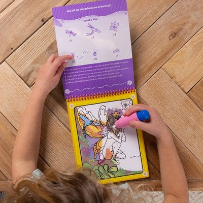 Melissa & Doug On the Go Water Wow! Reusable Water-Reveal Activity Pad - Fairy Tale