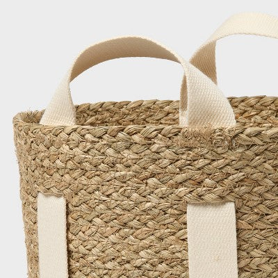 Braided Seagrass Round Basket - Brightroom