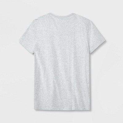 Pair of Thieves Men's 2pk Crew Undershirt - Gray/White S: Slim Fit, Lightweight, Short Sleeve