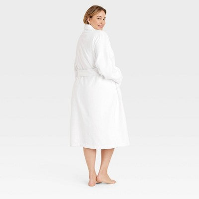 Women's Terry Robe - Auden White 3X/4X