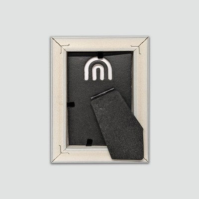 Harbortown 4pk 2"x3" Soft Linear Profile Mini Picture Frames Iridescent