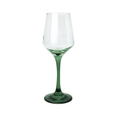 8.55 fl oz Wine Glasses Green - Bullseye's Playground