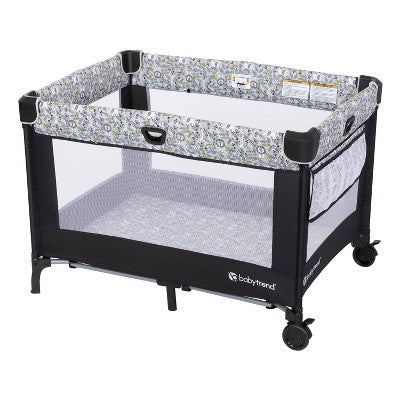 Baby Trend Nursery Den Playard with Snooze Pod and Flip Over Changer - Hidden Jungle Trio (LOCAL PICKUP ONLY)