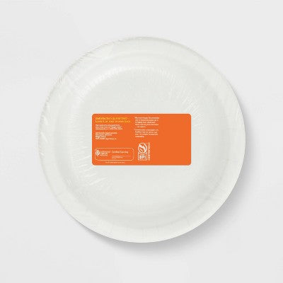 Halloween Disposable Plates - Checkered - 8.5"- 44ct - up&up