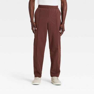 Men's E-Waist Pull-On Pants - Goodfellow & Co Brown L