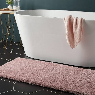 24"x60" Spa Plush Bath Rug Mauve - Threshold