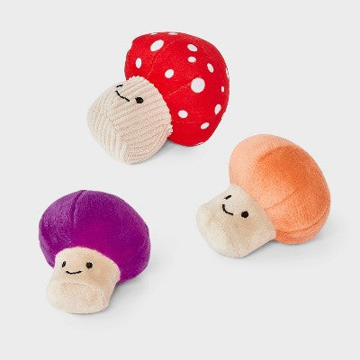 Toadstool Friends Cat Plush Toy Set - 3pc - Boots & Barkley