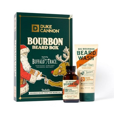 Duke Cannon Supply Co. Bourbon Beard Men's Holiday Gift Set - 2pc